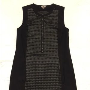 Black faux leather Dress